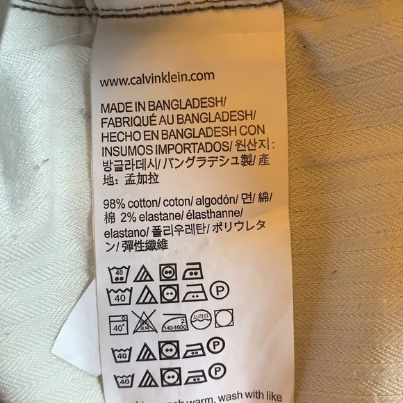 Calvin Klein Slim Fit Lightweight Jeans - Picture 9 of 10